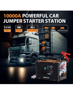 Arrancador de Salto Scatach V10-1 10000A 24V 155WH Portátil 2