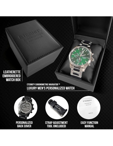 Reloj multifuncional de acero inoxidable Eternity ECN1