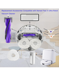 Accesorios de Reemplazo para Aspiradora Robot Narwal Freo X Ultra 2