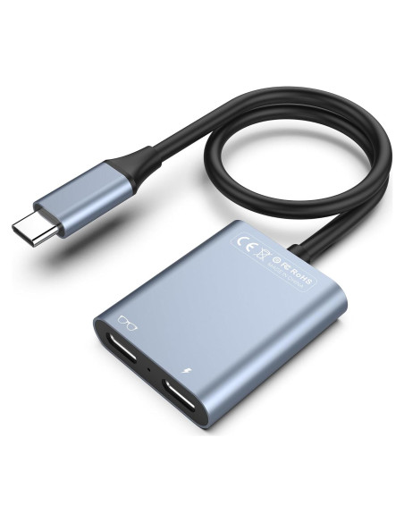Adaptador USB-C a Gafas AR Ulyuhoda 4K 100W Carga y Video Adaptador USB-C a Gafas AR Ulyuhoda 4K 100W Carga y Video