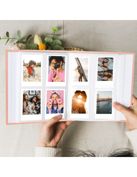 Álbum de Fotos Holoary Rosa 256 Bolsillos 5.6x8.4 cm Álbum de Fotos Holoary Rosa 256 Bolsillos 5.6x8.4 cm