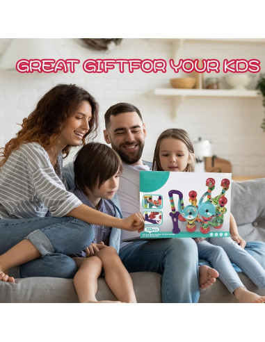 Juego de Canicas 93 Piezas Jutoe - Pista Educativa para Niños