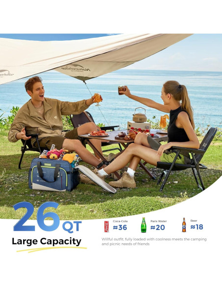Bolsa Enfriadora Calentadora 26Qt Outohome 12V Portátil Bolsa Enfriadora Calentadora 26Qt Outohome 12V Portátil