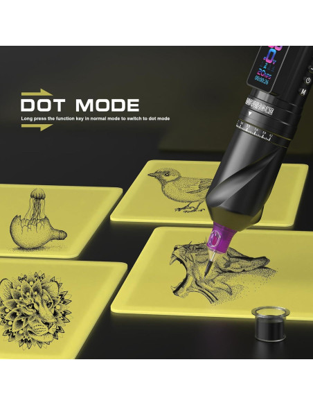 Máquina de Tatuaje Inalámbrica Wormhole WTK381 2300mAh 7 Longitudes Máquina de Tatuaje Inalámbrica Wormhole WTK381 2300mAh 7 Longitudes