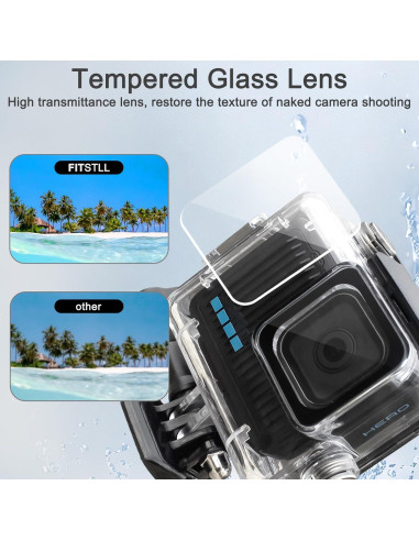 Carcasa Impermeable FitStill para GoPro Hero 4K hasta 60M