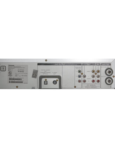 Reproductor Combinado DVD/VCR Panasonic PV-D4733S 5.57kg