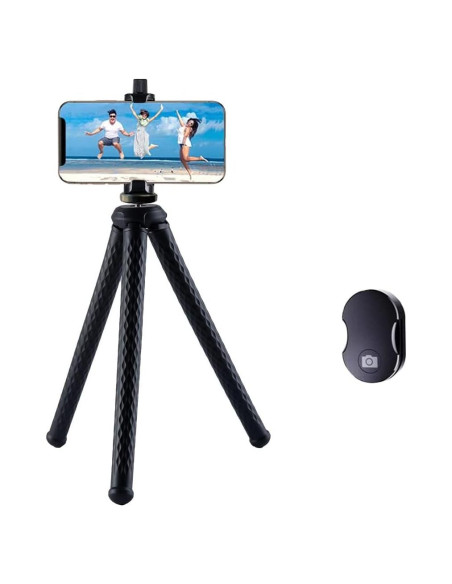 Soporte trípode flexible Fugetek FT-428 para cámara y teléfono Soporte trípode flexible Fugetek FT-428 para cámara y teléfono