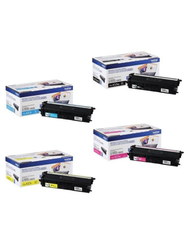 Cartuchos de Tóner Brother TN-433 para HL-L8360CDW - 4 Piezas