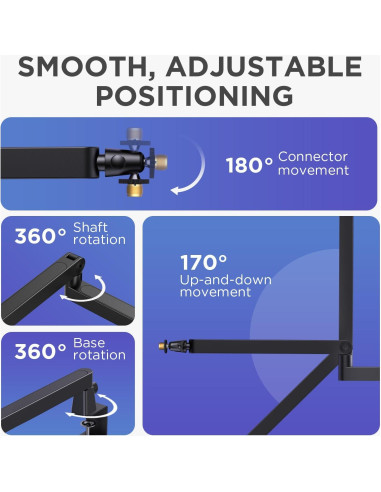 Soporte de Micrófono InnoGear Brazo Ajustable 360 con Filtro Pop