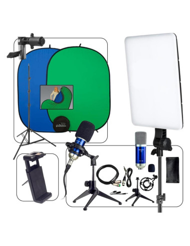 Kit de Videoconferencia Smith-Victor 400W con Micrófono