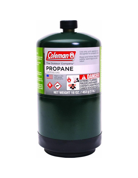 Cilindro de Propano Coleman 16 oz - Gas Licuado de Petróleo Cilindro de Propano Coleman 16 oz - Gas Licuado de Petróleo