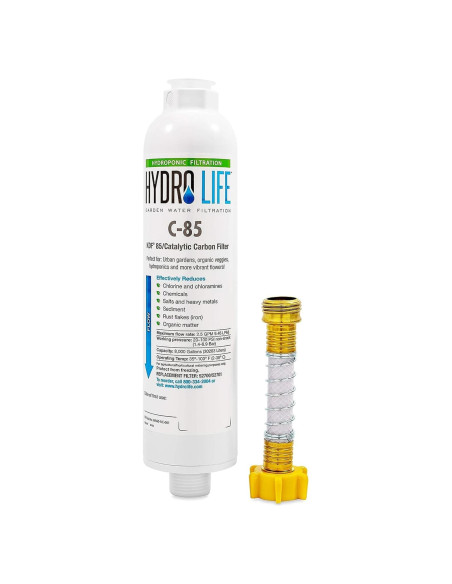 Filtro de Agua Inline Camco 52700 con Protector de Manguera Filtro de Agua Inline Camco 52700 con Protector de Manguera