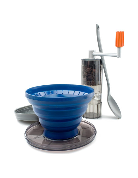 Set de Café Gourmet Pour-Over GSI Outdoors con Molinillo Manual Set de Café Gourmet Pour-Over GSI Outdoors con Molinillo Manual