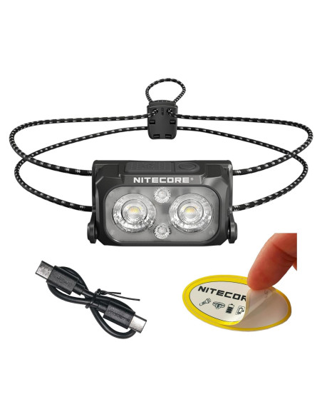 Linterna Frontal Nitecore NU25 MCT UL 400 Lúmenes Recargable Linterna Frontal Nitecore NU25 MCT UL 400 Lúmenes Recargable