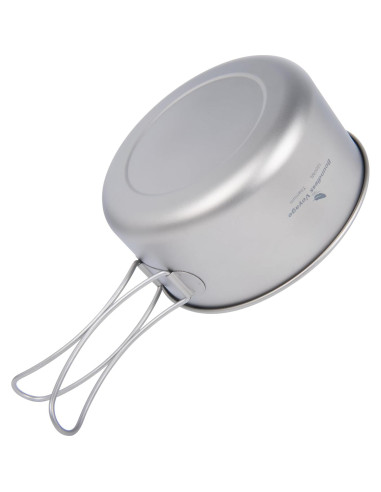 Juego de Ollas de Titanio iBasingo 1000ml y Sartén 500ml