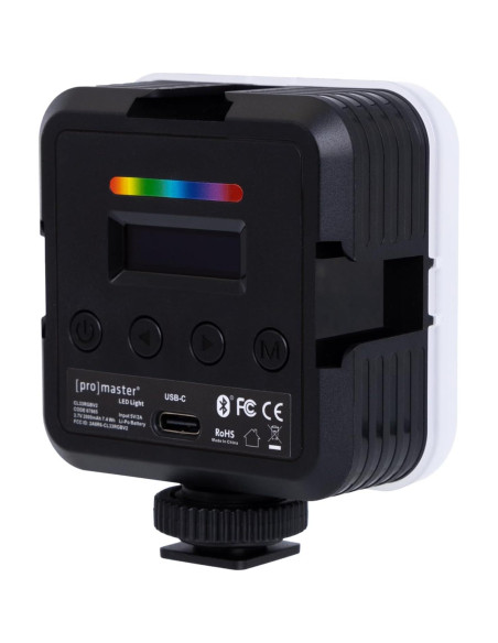 Luz LED ProMaster Chroma CL33RGB 2.0 con Control Bluetooth Luz LED ProMaster Chroma CL33RGB 2.0 con Control Bluetooth