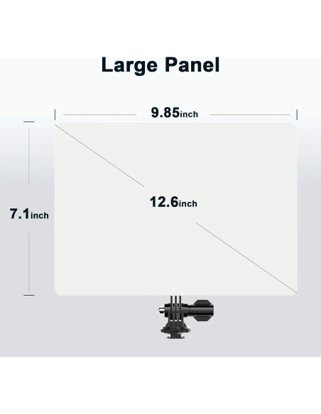 Luz de Video LED D30 Daifu 20W 2400Lux Regulable 2500-6500K Luz de Video LED D30 Daifu 20W 2400Lux Regulable 2500-6500K