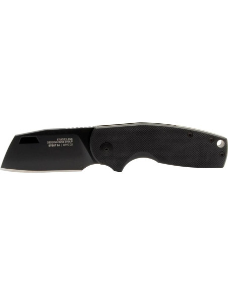 Cuchillo Plegable SOG Stout SJ Cleaver 16.3 cm Acero D2 Cuchillo Plegable SOG Stout SJ Cleaver 16.3 cm Acero D2