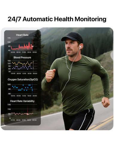 Pulsera Inteligente AFOLOERY con Monitoreo de Salud 24/7