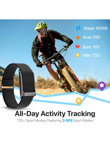 Pulsera Inteligente AFOLOERY con Monitoreo de Salud 24/7