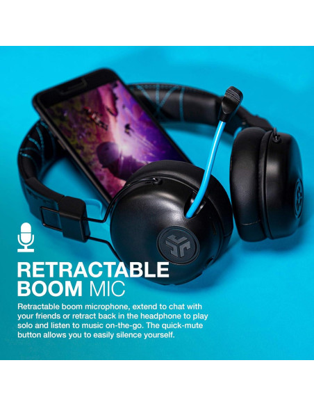 Auriculares Inalámbricos JLab Play para Juegos, 22h Batería, Bluetooth 5 Auriculares Inalámbricos JLab Play para Juegos, 22h Batería, Bluetooth 5