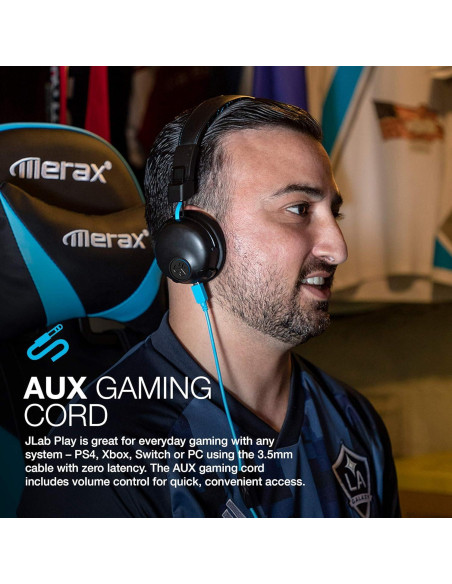 Auriculares Inalámbricos JLab Play para Juegos, 22h Batería, Bluetooth 5 Auriculares Inalámbricos JLab Play para Juegos, 22h Batería, Bluetooth 5