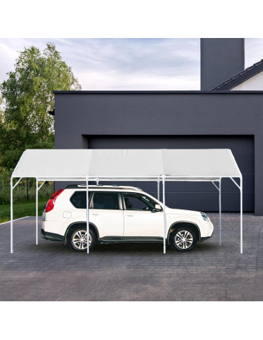 Carpa de Garaje 10x20 pies Wesnoy Impermeable Cubierta Superior