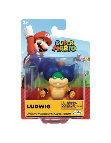 Figura Mini Ludwig Von Koopa 6.35 cm Super Mario