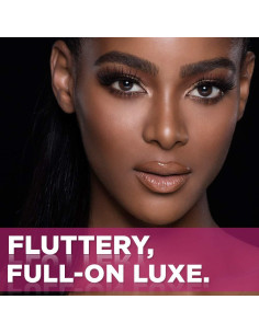 Pestañas Postizas Ardell Doble 208 - Negro, Volumen Dramático, Paquete de 4 2