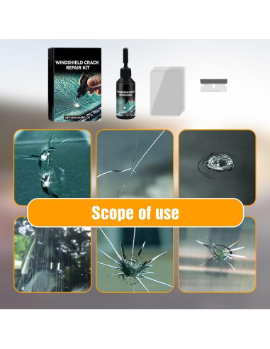 Kit de Reparación de Grietas en Parabrisas YAUNJI HSHGE 1 PCS