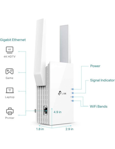 Extensor de WiFi TP-Link RE505X 1201 Mbps Doble Banda Renovado