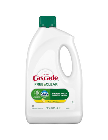 Detergente Líquido en Gel Cascade Libre y Claro 2.12L