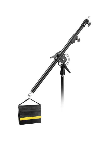 Soporte de Luz Ajustable SUPON 300cm con Brazo Boom y Bolsa de Arena Soporte de Luz Ajustable SUPON 300cm con Brazo Boom y Bolsa de Arena