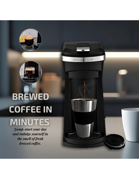 Cafetera OVENTE CMK42B 14oz Compacta Automática Negra Cafetera OVENTE CMK42B 14oz Compacta Automática Negra