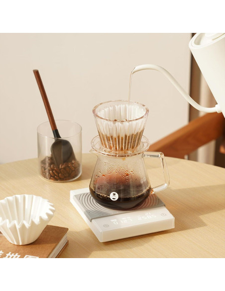 Báscula de Café TIMEMORE Basic 2.0 Digital Blanca 2kg Báscula de Café TIMEMORE Basic 2.0 Digital Blanca 2kg