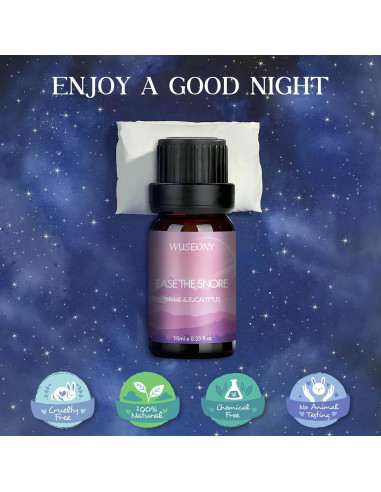Set de 6 Aceites Esenciales para Dormir WUSEONY - Aromaterapia