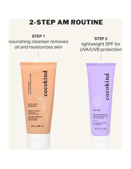 Cocokind Seda SPF 30, Protector Solar Mineral y Químico 68g Cocokind Seda SPF 30, Protector Solar Mineral y Químico 68g