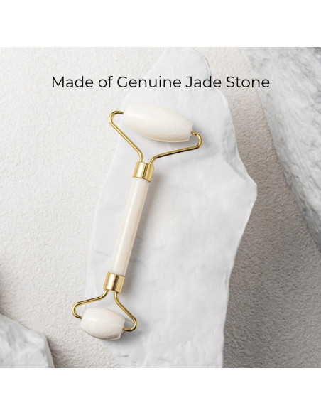 Rodillo de Jade Facial 100% Genuino para Cuidado de la Piel Rodillo de Jade Facial 100% Genuino para Cuidado de la Piel