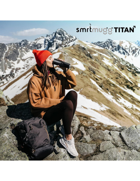 Taza Calentada SmrtMugg TITAN 0.44L Temperatura Ajustable Taza Calentada SmrtMugg TITAN 0.44L Temperatura Ajustable