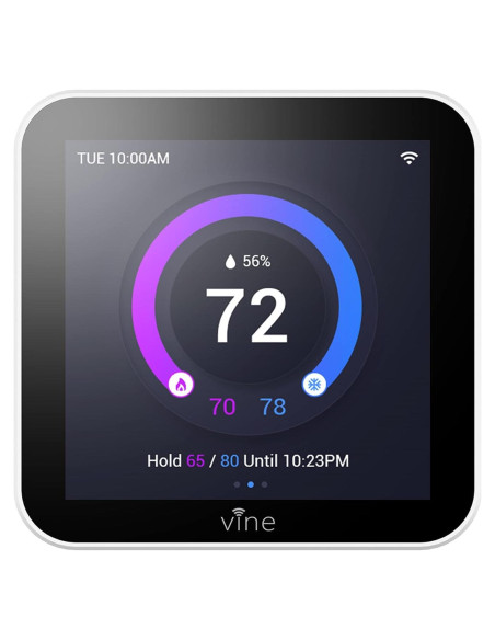 Termostato Inteligente Wi-Fi Vine TJ-560 Pantalla Táctil 10.16 cm Termostato Inteligente Wi-Fi Vine TJ-560 Pantalla Táctil 10.16 cm