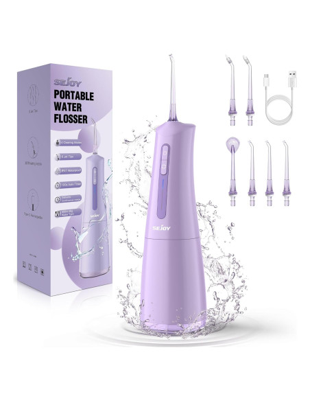 Irrigador Oral Inalámbrico Sejoy CYQ-FC5240 300ml 4 Modos Irrigador Oral Inalámbrico Sejoy CYQ-FC5240 300ml 4 Modos