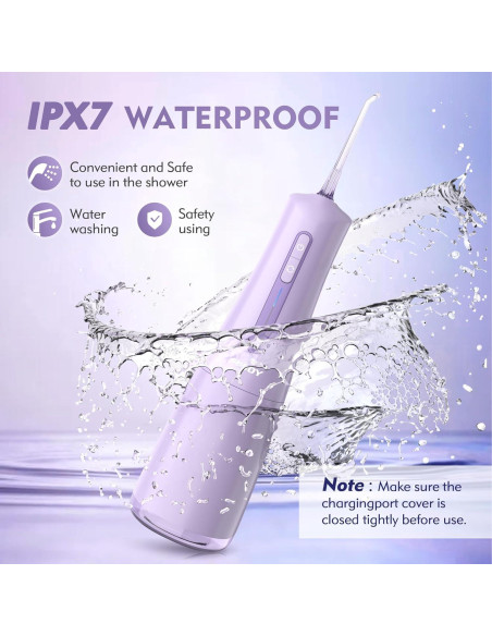 Irrigador Oral Inalámbrico Sejoy CYQ-FC5240 300ml 4 Modos Irrigador Oral Inalámbrico Sejoy CYQ-FC5240 300ml 4 Modos