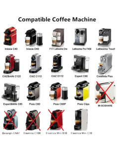 Juego de 2 cápsulas de café reutilizables i Cafilas 49.87g 2