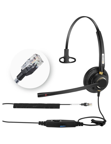 Auricular de Teléfono Arama RJ-800S Mono con Micrófono