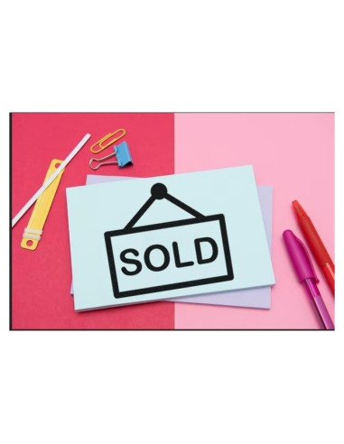 Sello de goma con mango de madera Acorn 1.27 cm para lealtad