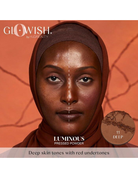 Polvo Compacto Difuminador HUDA BEAUTY GloWish 12 Rico 65g Polvo Compacto Difuminador HUDA BEAUTY GloWish 12 Rico 65g