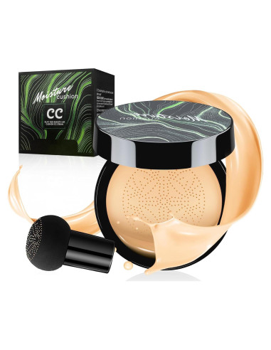 Base de Maquillaje CC Cream Fanterday con Esponja - Beige Buff