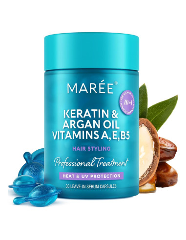 Aceite para Cabello Frizzoso MAREE - Cápsulas con Jojoba y Argán