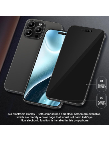 Teléfono de Juego FufoneUS iPhone 15 Pro Max - Negro