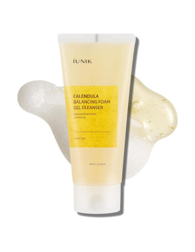 Limpiador Facial Espumoso IUNIK Caléndula 150 ml pH Bajo